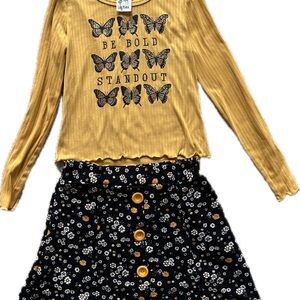 Lily Bleu Gold and Black Kids Matching Set